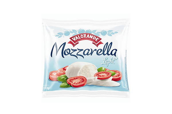 Mozzarella Valgrande Light 125g a ridotto contenuto di grassi, prodotta da Zott