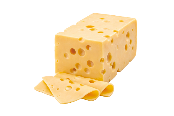 Foto prodotto Emmental blocco 80 kg affettato
